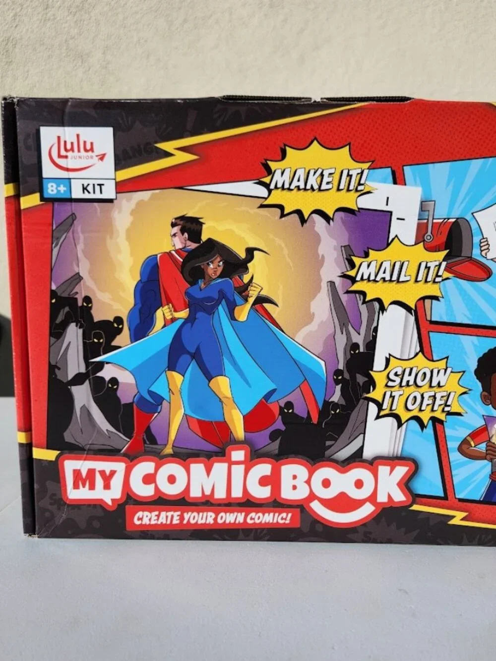 New Lulu Jr. My Comic Book making craft kit writing comicbook Published 6.75